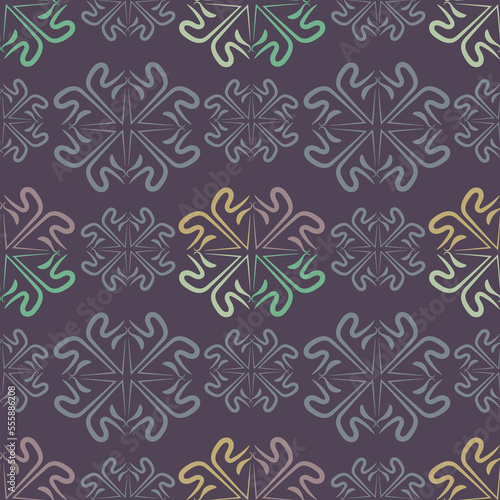 Abstract geometric seamless pattern