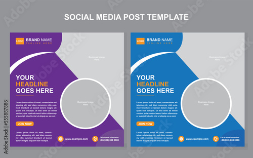 Social Media Business webinar post design