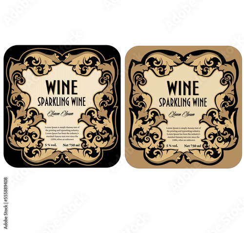 WINE LABEL COLLECTION DECORATIVE STICKER