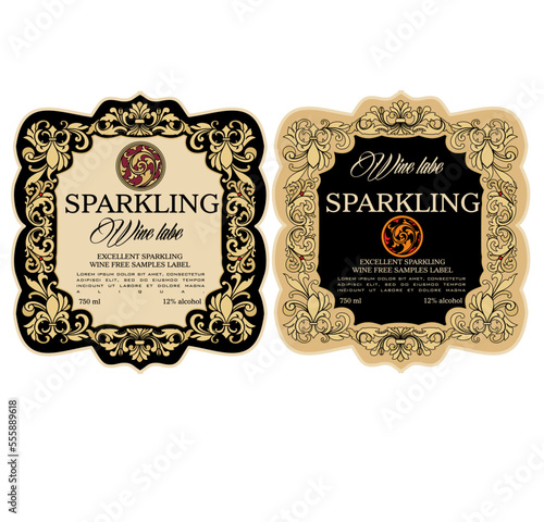 WINE LABEL COLLECTION DECORATIVE STICKER