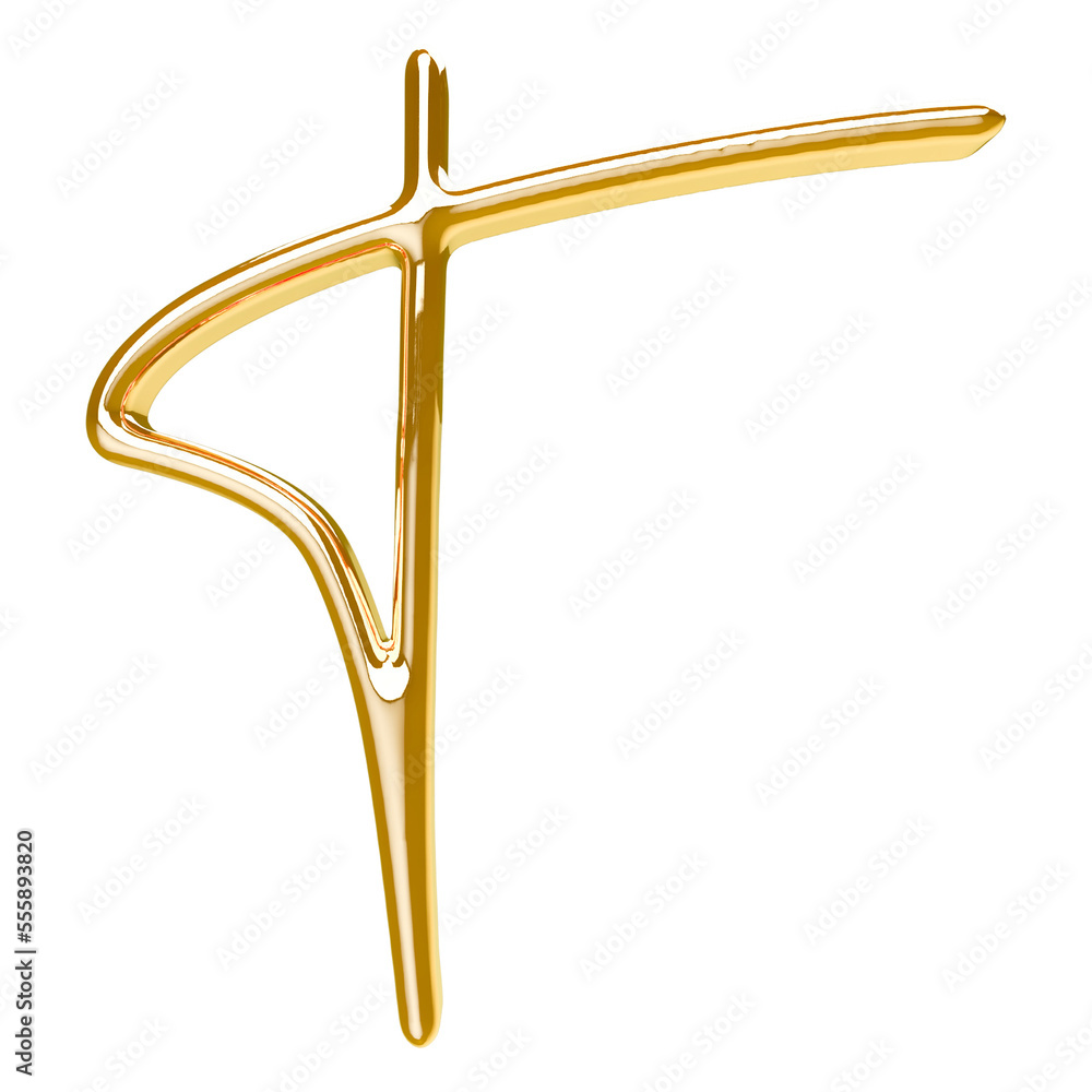 alphabet T gold modern with generative AI alphabet T gold modern with generative AI