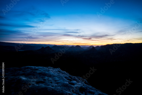 Kleiner Winterberg am Morgen