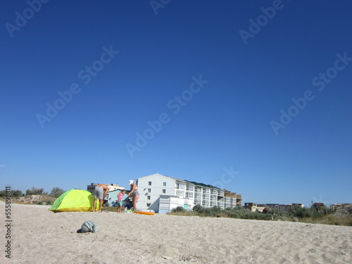 beach huts at the beach