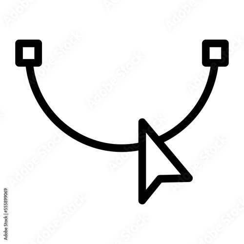 reshape line icon