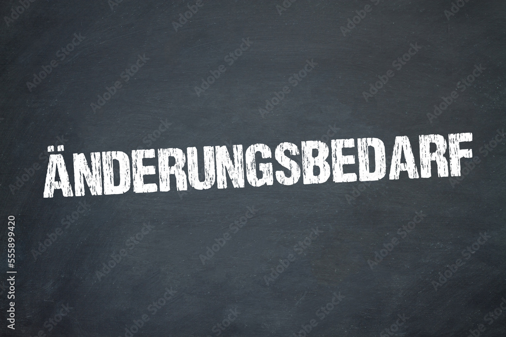 Obraz premium Änderungsbedarf 