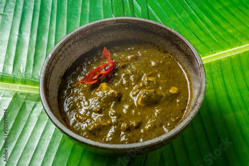 チャパティと南インドカレー chapati and curry set meal photo