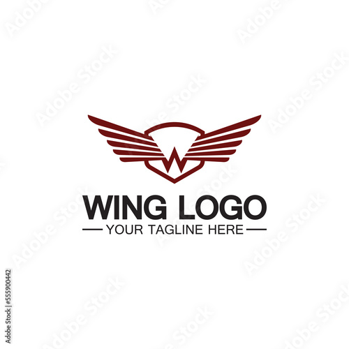 Free Download W letter for wings logo design, combination w letter and wings - GFXLoad