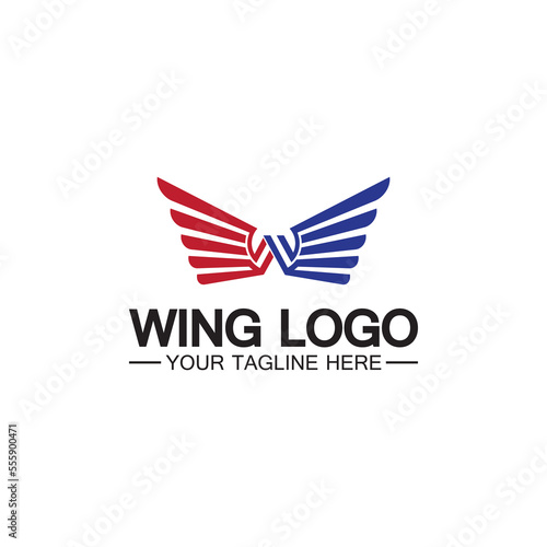 W letter for wings logo design, combination w letter and wings Free Download W letter for wings logo design, combination w letter and wings - GFXLoad