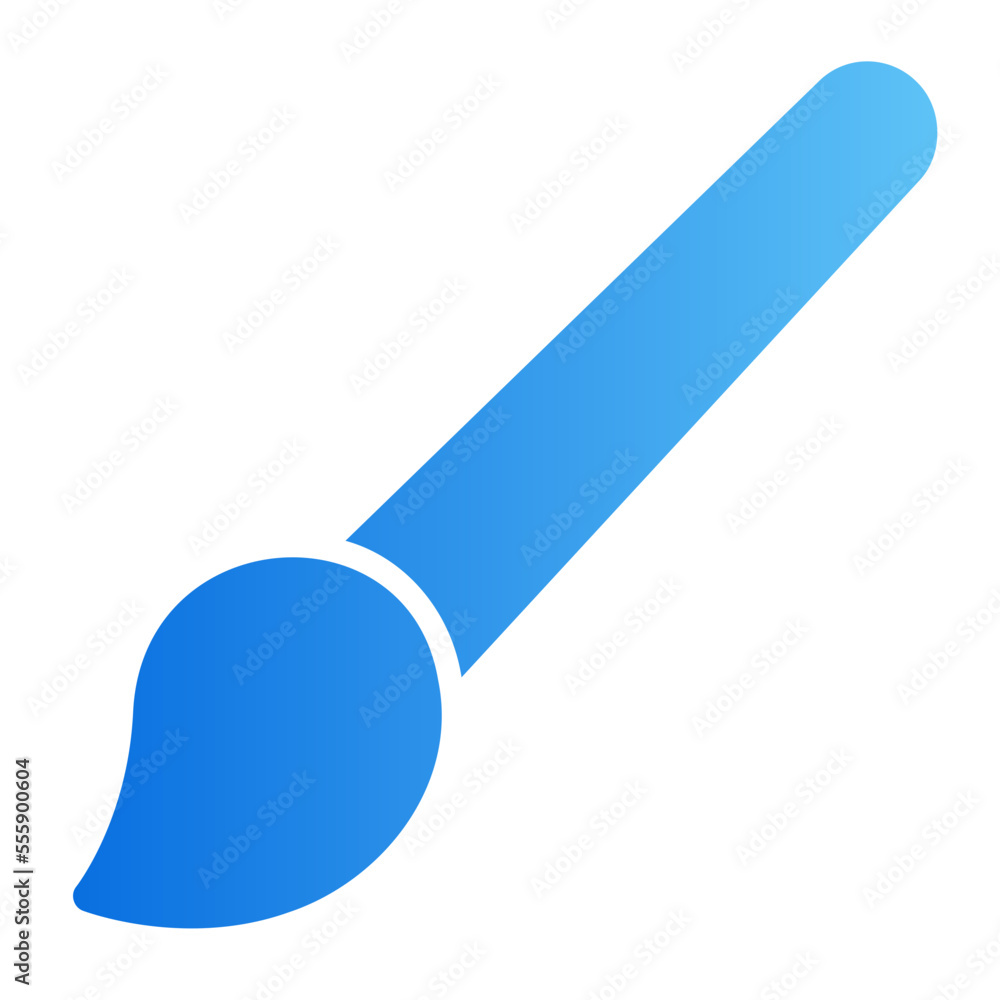 paint brush gradient icon paint brush gradient icon
