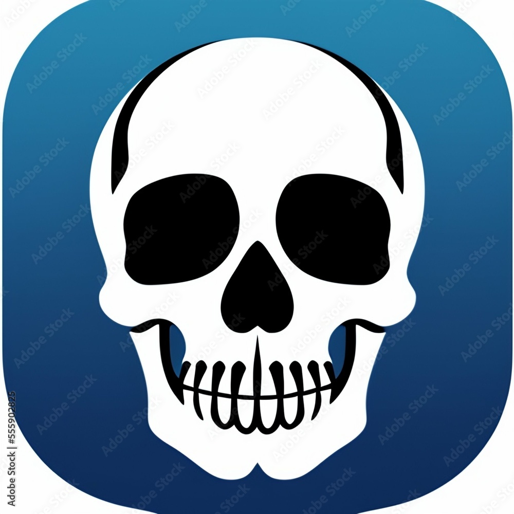 Skull logo icon vector illustration Skull logo icon vector illustration