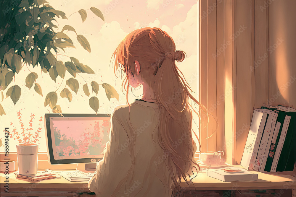 Anime Desk Room Images - Free Download on Freepik