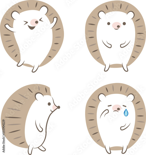 ハリネズミのイラスト