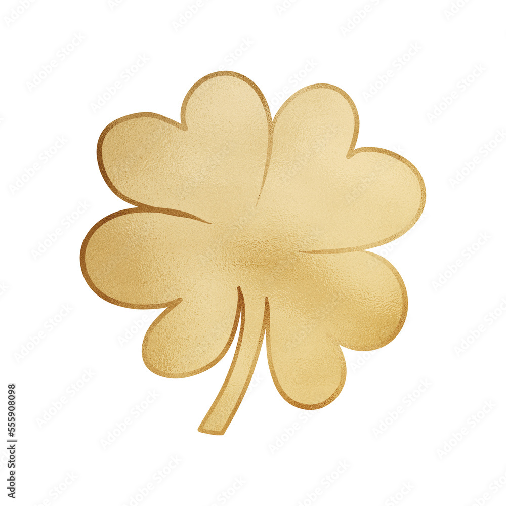 Gold Metallic Clover Gold Metallic Clover