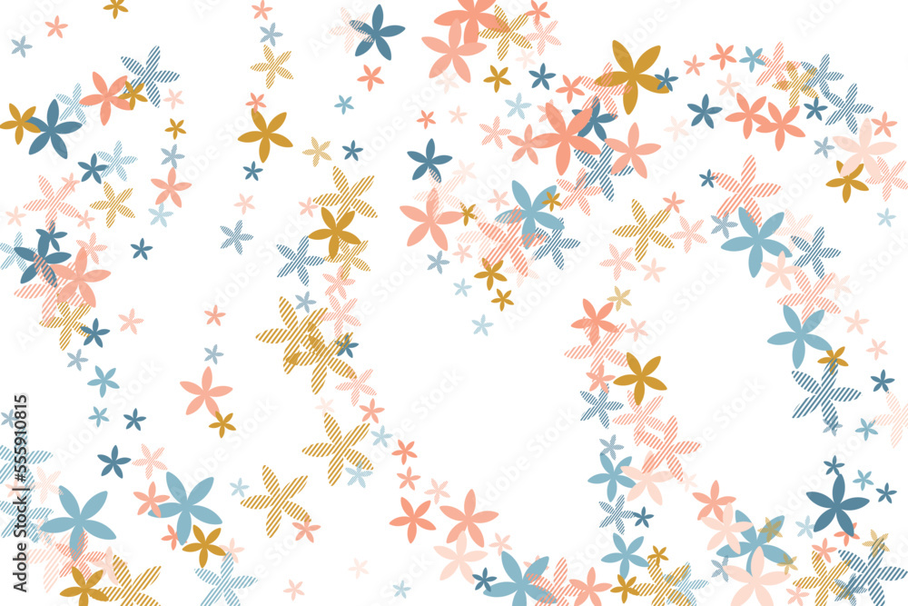 Forget-me-not simplistic flowers vector illustration. Pretty meadow bloom shapes isolated. Birthday card backdrop. Modern flowers Forget-me-not primitive blossom. Stripy petals. Forget-me-not simplistic flowers vector illustration. Pretty meadow bloom shapes isolated. Birthday card backdrop. Modern flowers Forget-me-not primitive blossom. Stripy petals.