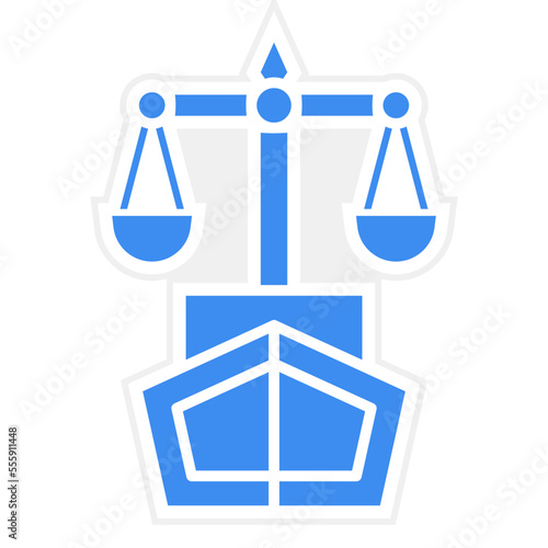 Maritime Law Icon Style