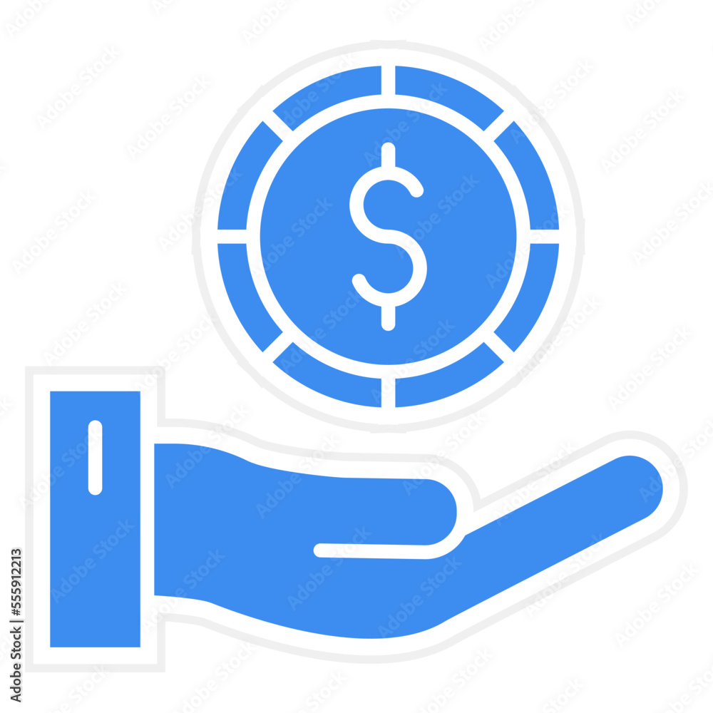 Salary Icon Style Salary Icon Style