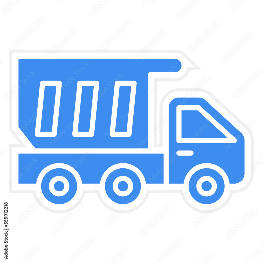 Dump Truck Icon Style