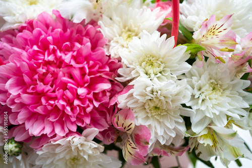 bouquet of pink peonies