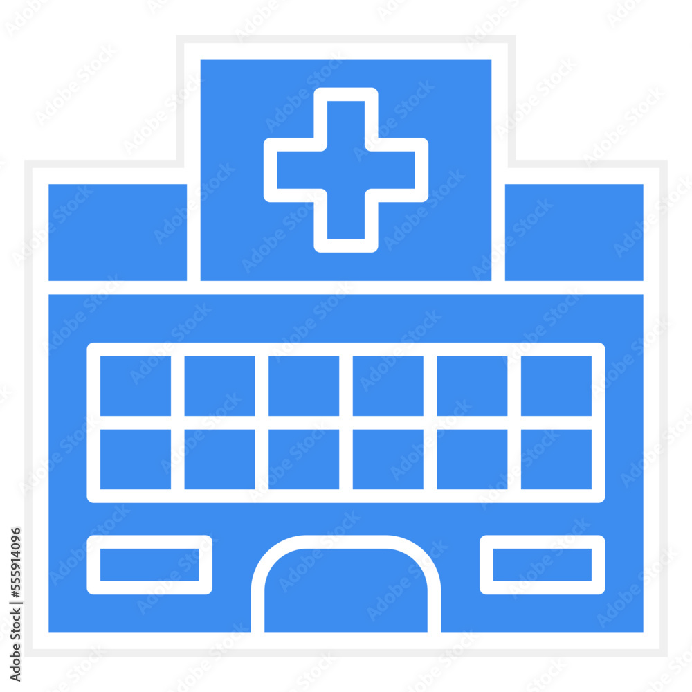 Obraz premium Hospital Icon Style