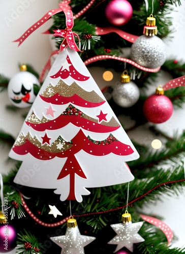 christmas tree with decorations