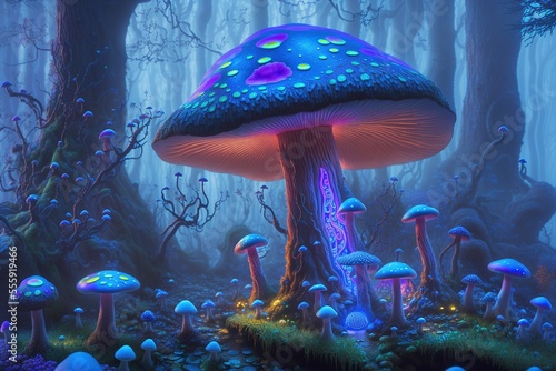 mushrooms in the woods © Faisal