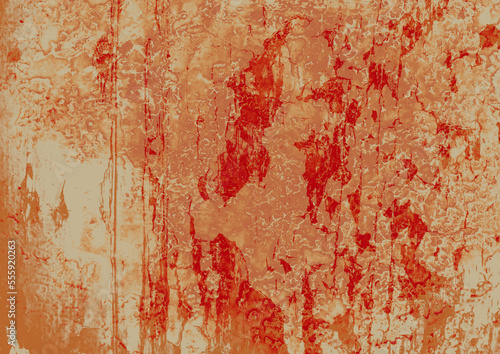 painting background mixed with red-brown colors