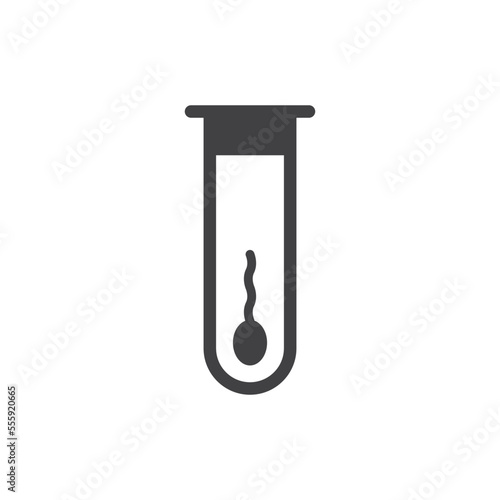 Sperm Test Tube Icon