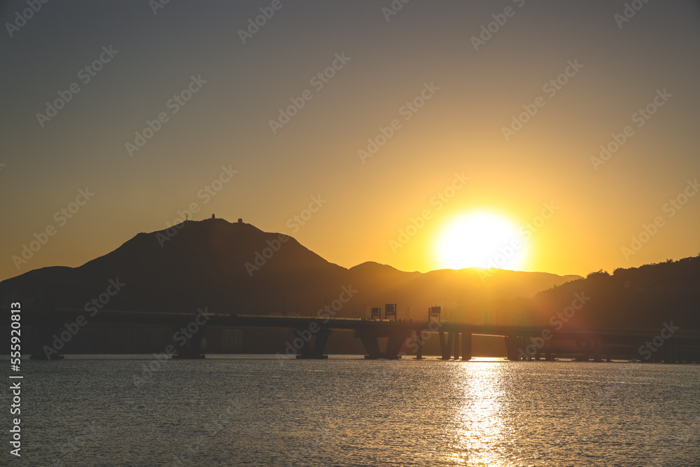 18 Dec 2022 Cross Bay Link in Tseung Kwan O, Hong Kong