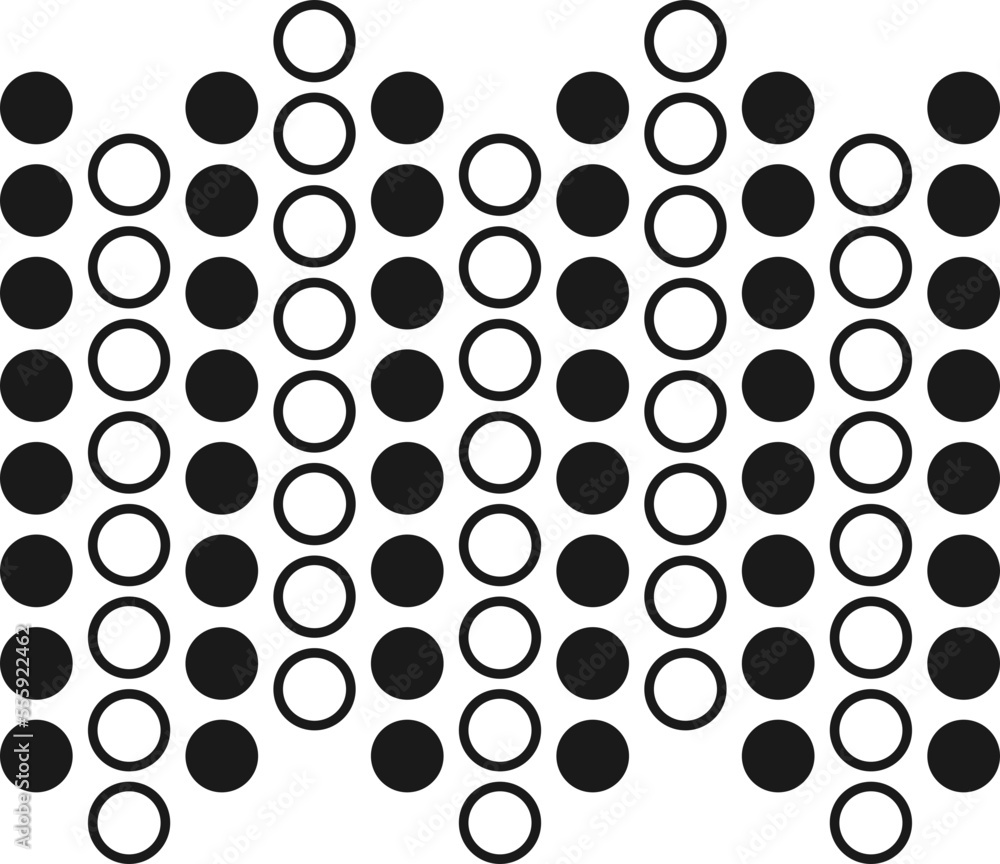 Geometric Dotted Memphis Shape Vector Geometric Dotted Memphis Shape Vector