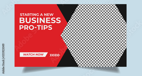 Editable youtube thumbnail template design for youtube videos video thumbnail video cover template 