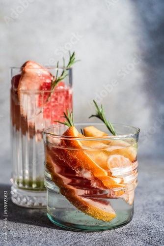 Summer tropical cocktail