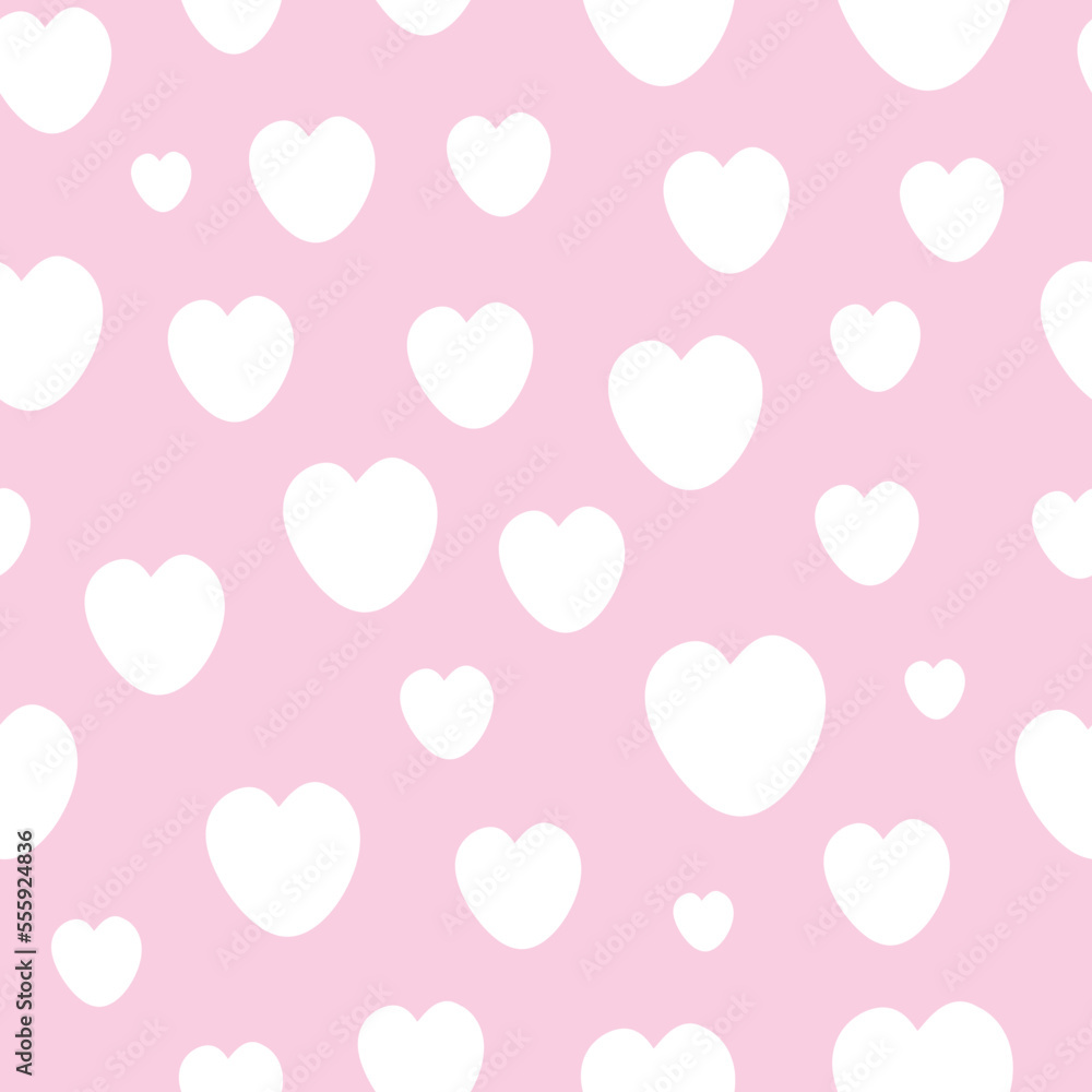 Heart romantic seamless pattern. Vector illustration. Heart romantic seamless pattern. Vector illustration.