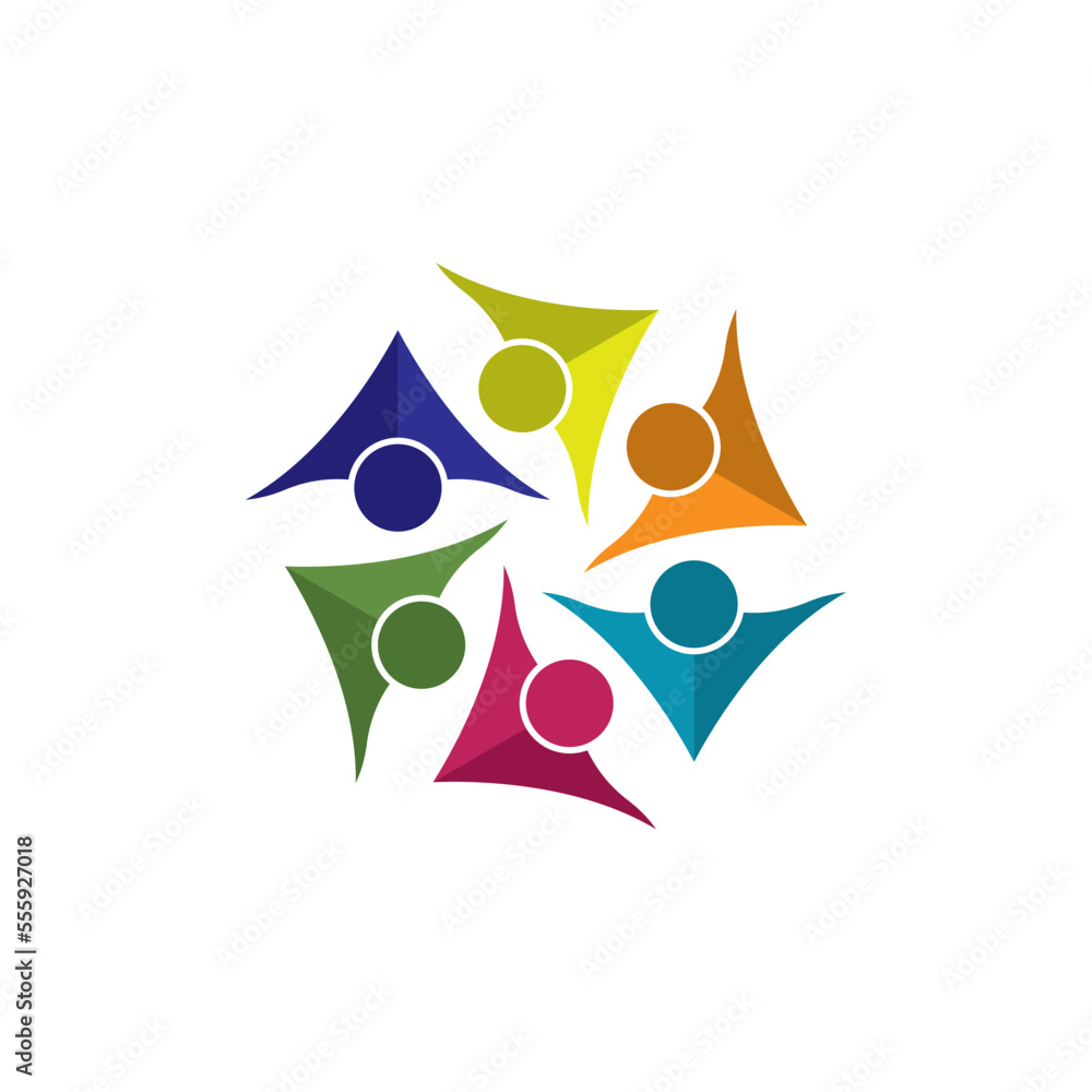 Fototapeta premium Community, network and social icon