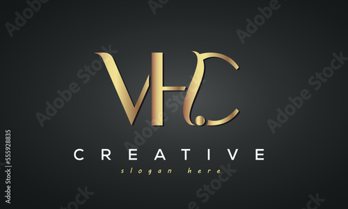 VHC creative luxury logo design photo