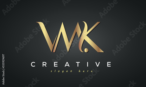 VMK creative luxury logo design photo