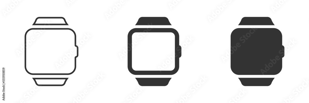 Digital watch icon. Vector illustration. Digital watch icon. Vector illustration.