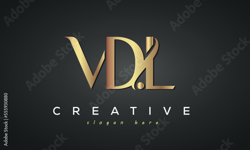 VDL creative luxury logo design photo