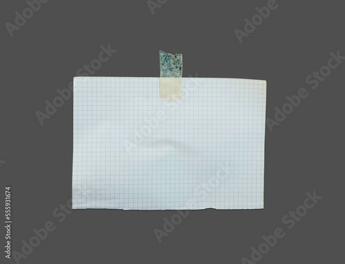collection of various note papers on white background. each one is shot separately
