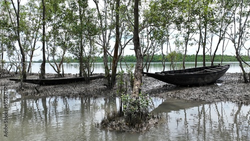 boat in thge sundarban, Dacope, Khulna, bangladesh - best raw photo
