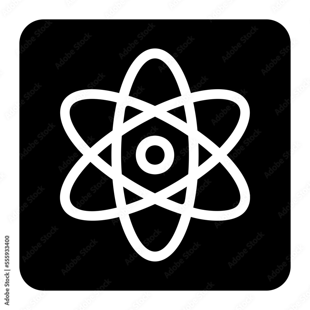 atom glyph icon atom glyph icon