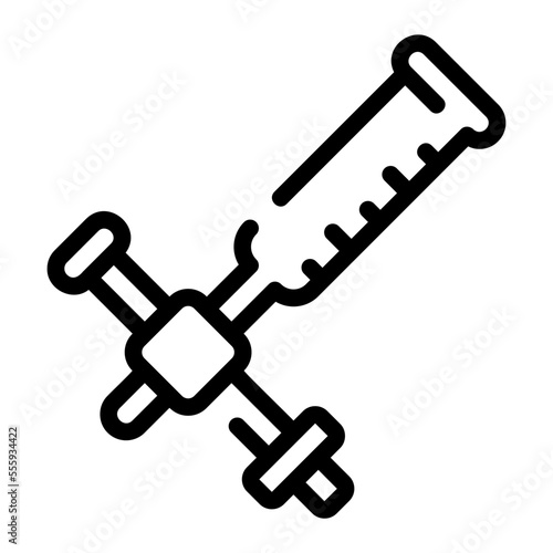 burette line icon