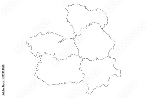 Castilla la Mancha  mapa de provincias