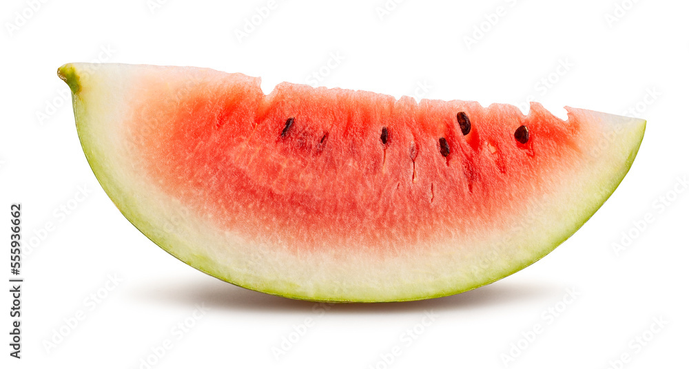 sliced watermelon path isolated on white sliced watermelon path isolated on white