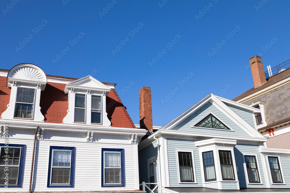 Historic buildings in Rockport, Massachusetts, USA