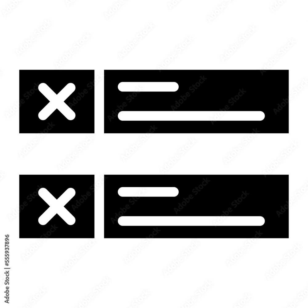 fail task glyph fail task glyph