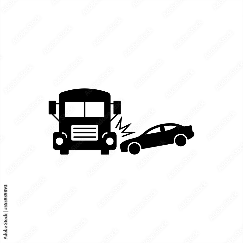 Car Accident Related Vector Line Icon. Contain such Icon as Side Collision, Frontal Collision, Broken Car. vector illustration on white background. Car Accident Related Vector Line Icon. Contain such Icon as Side Collision, Frontal Collision, Broken Car. vector illustration on white background.