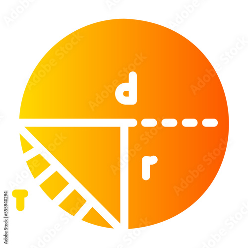 diameter icon