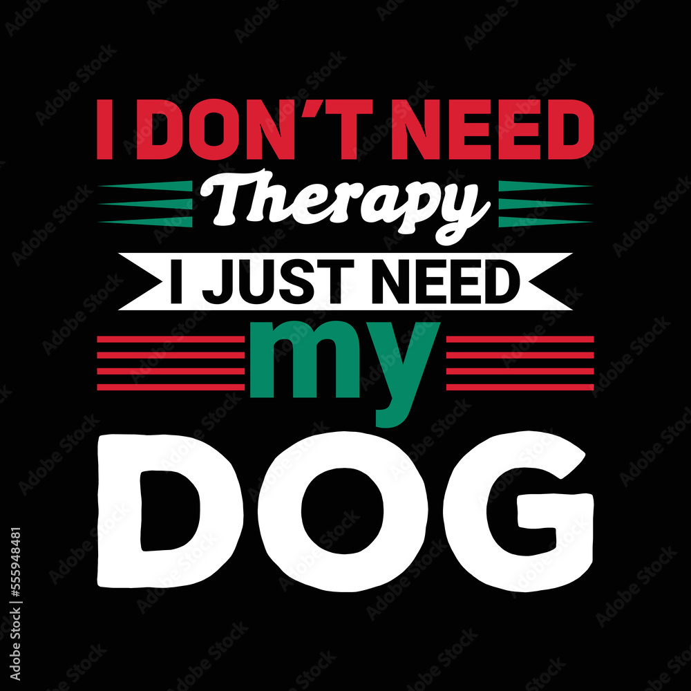 Obraz premium Dog T-shirt Vector Design