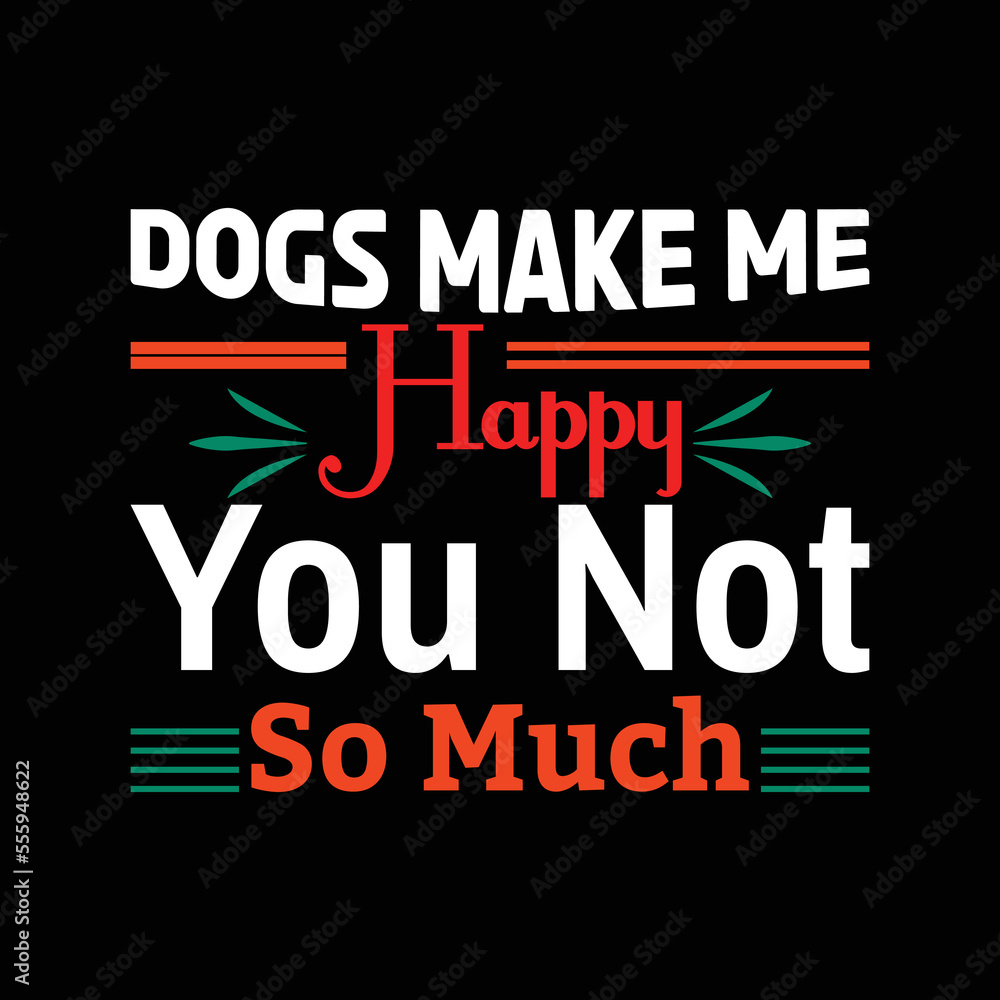 Obraz premium Dog T-shirt Vector Design