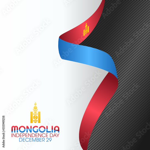 vector graphic of Mongolia independence day good for Mongolia independence day celebration. flat design. flyer design.flat illustration.